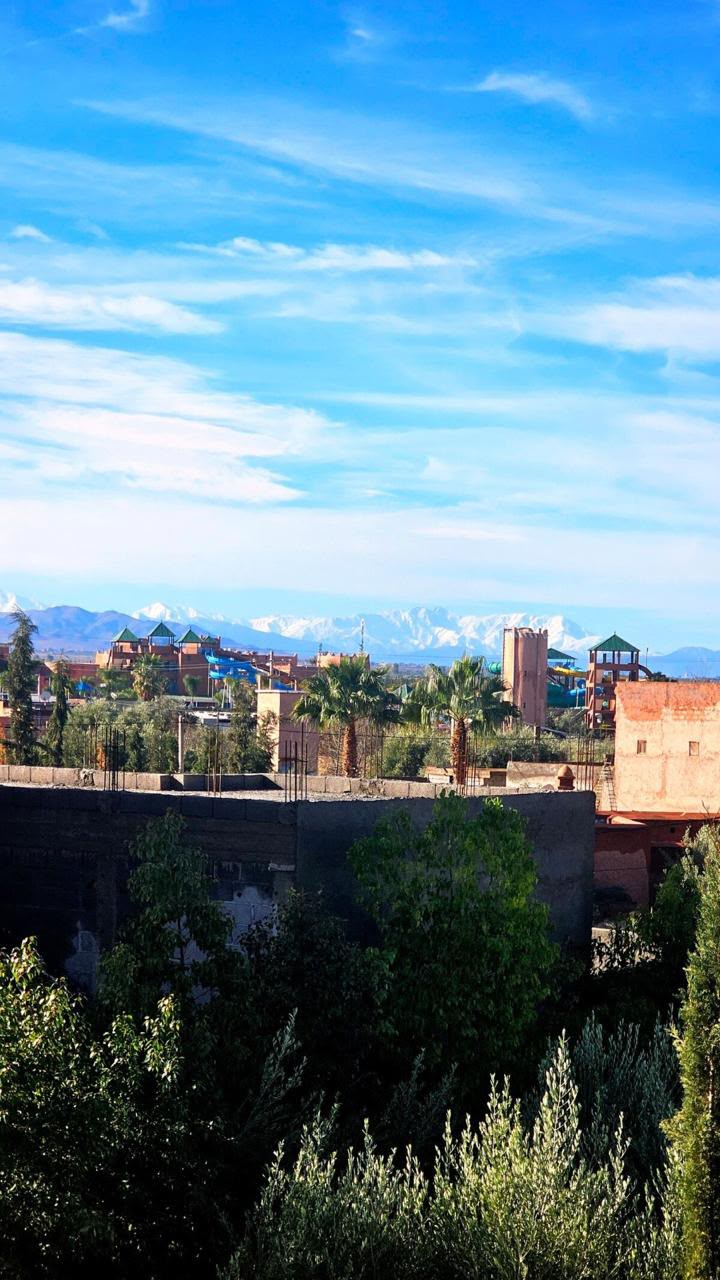 Vue sur les montagnes de l’Atlas